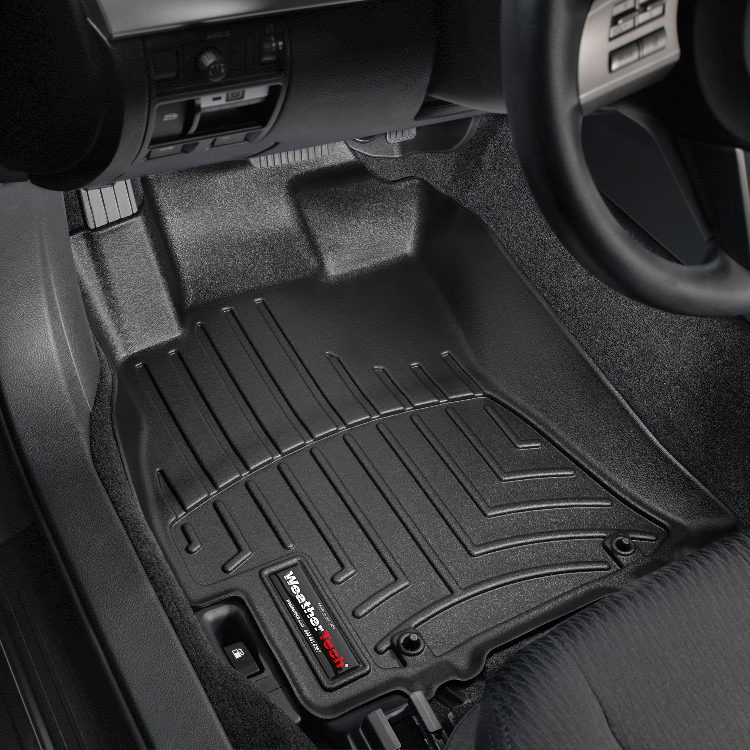 Weathertech 442591 FloorLiner Molded Floor Liners Black First Row