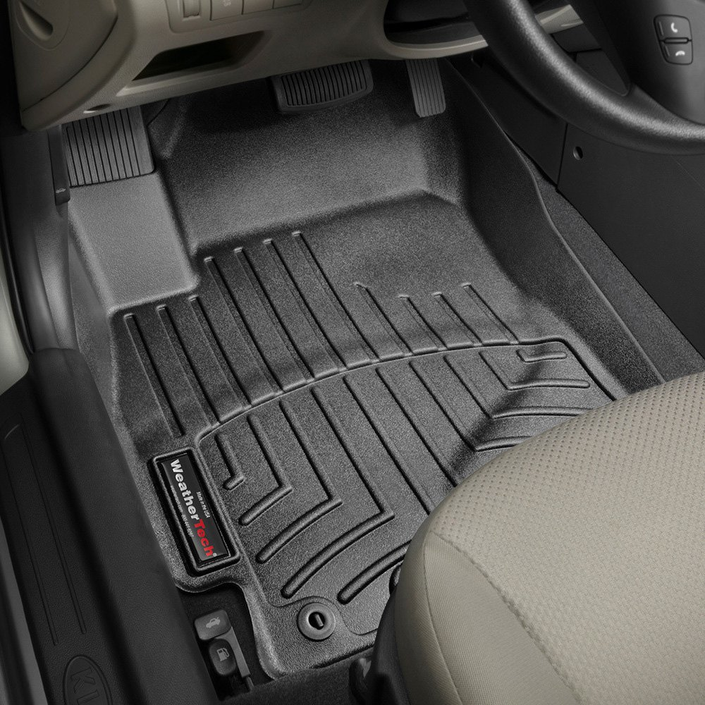Weathertech 442971 FloorLiner Molded Floor Liners Black First Row