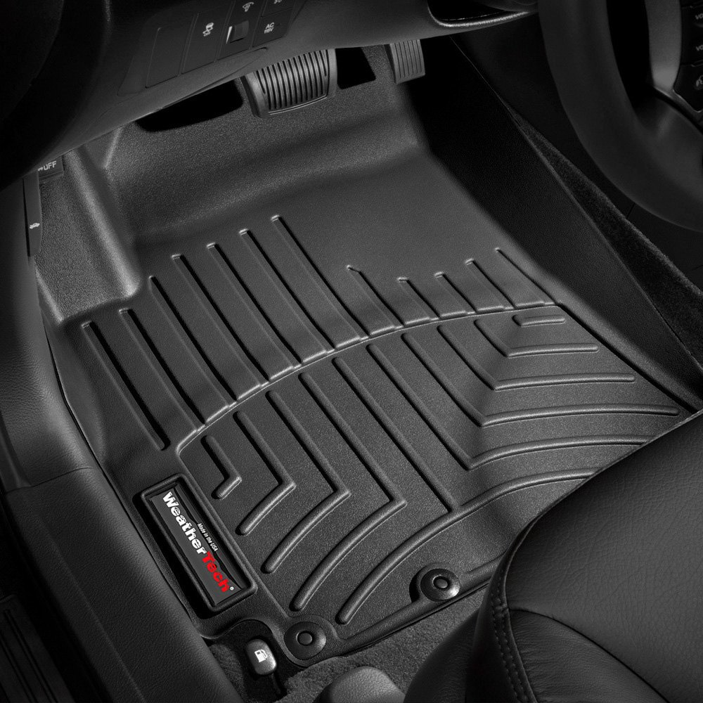 Weathertech 442981 FloorLiner Molded Floor Liners Black First Row