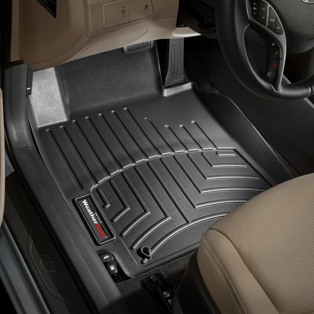 Weathertech 443251 FloorLiner Molded Floor Liners Black First Row