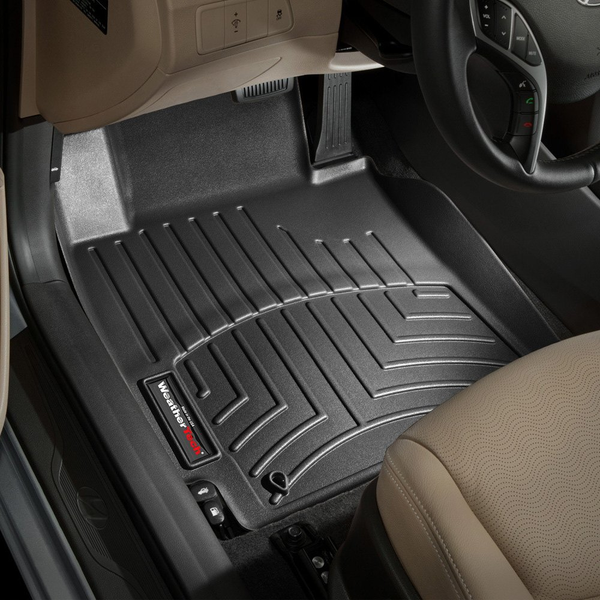 Weathertech 443251 FloorLiner Molded Floor Liners Black First Row