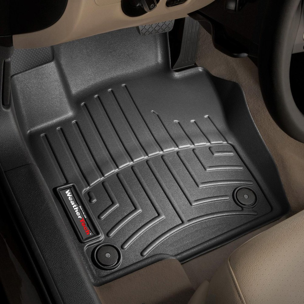 Weathertech 443381 FloorLiner Molded Floor Liners Black First Row