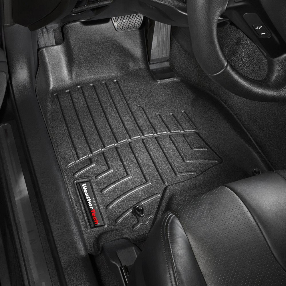 Weathertech 443501 FloorLiner Molded Floor Liners Black First Row