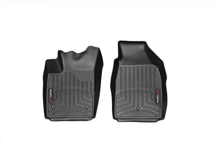 Weathertech 443691 FloorLiner Molded Floor Liners Black First Row Fiat 500 11-19