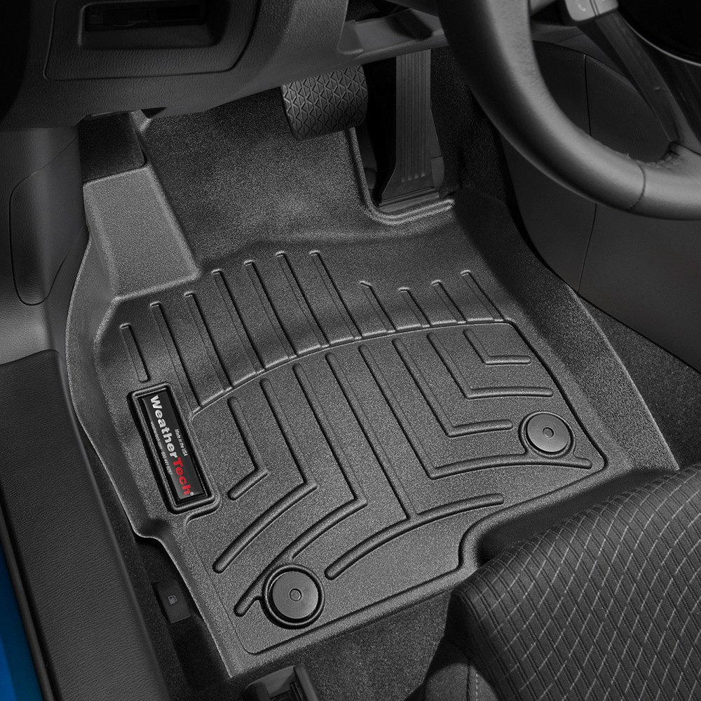 Weathertech 444191 FloorLiner Molded Floor Liners Black First Row