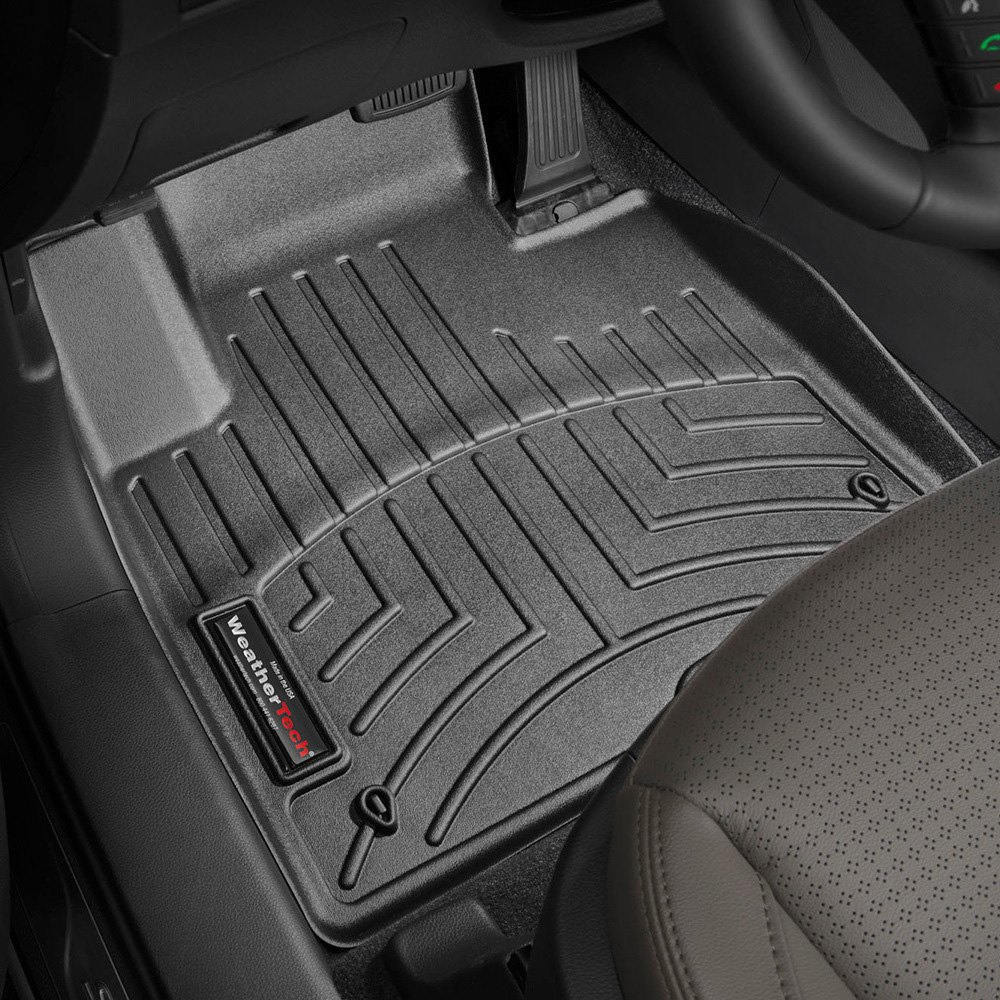 Weathertech 444401 FloorLiner Molded Floor Liners Black First Row