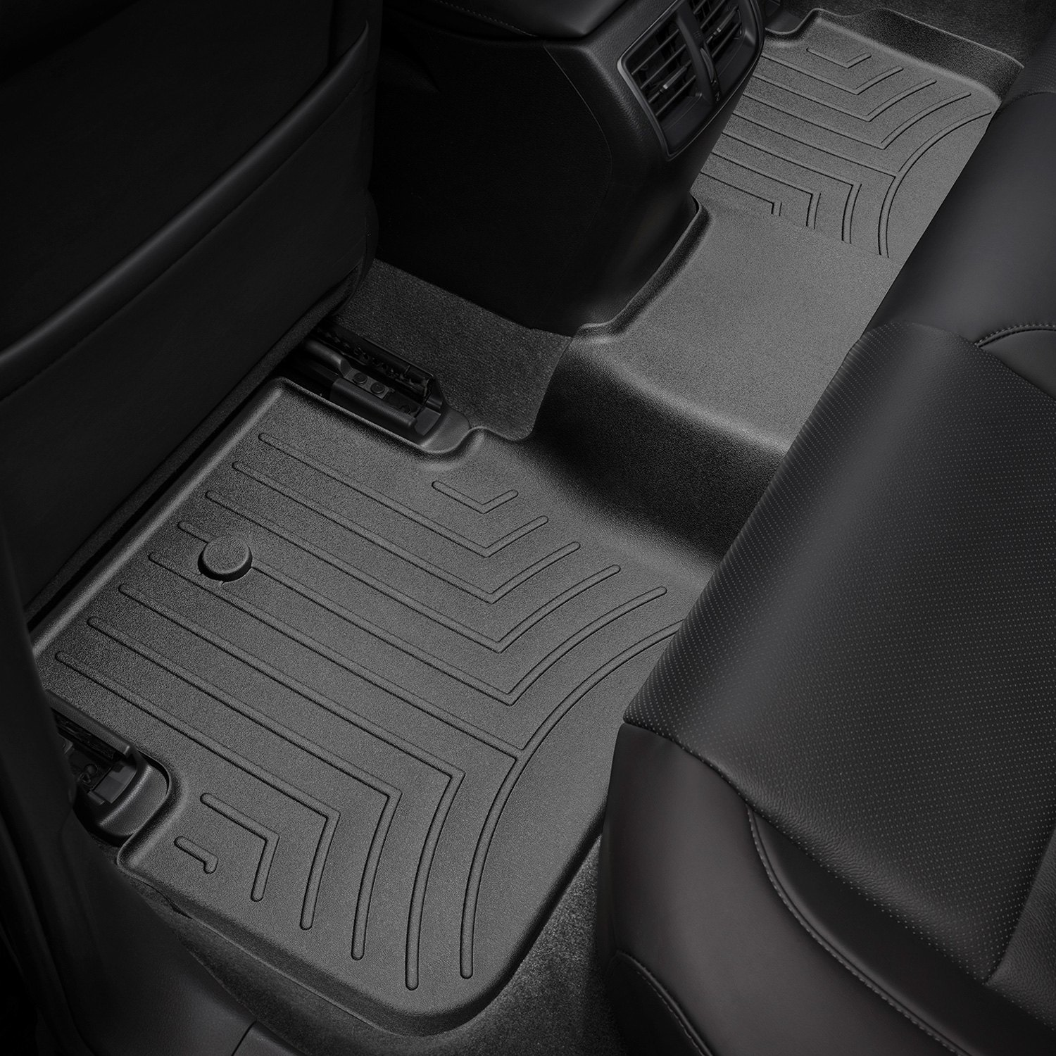 Weathertech 447692 FloorLiner Molded Floor Liners Black Second Row