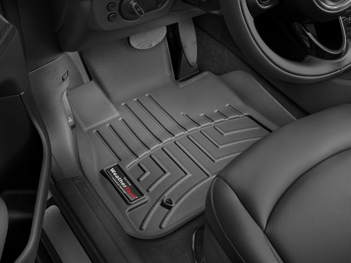 Weathertech 448711 FloorLiner Molded Floor Liners Black First Row Mini Cooper Clubman 16-22