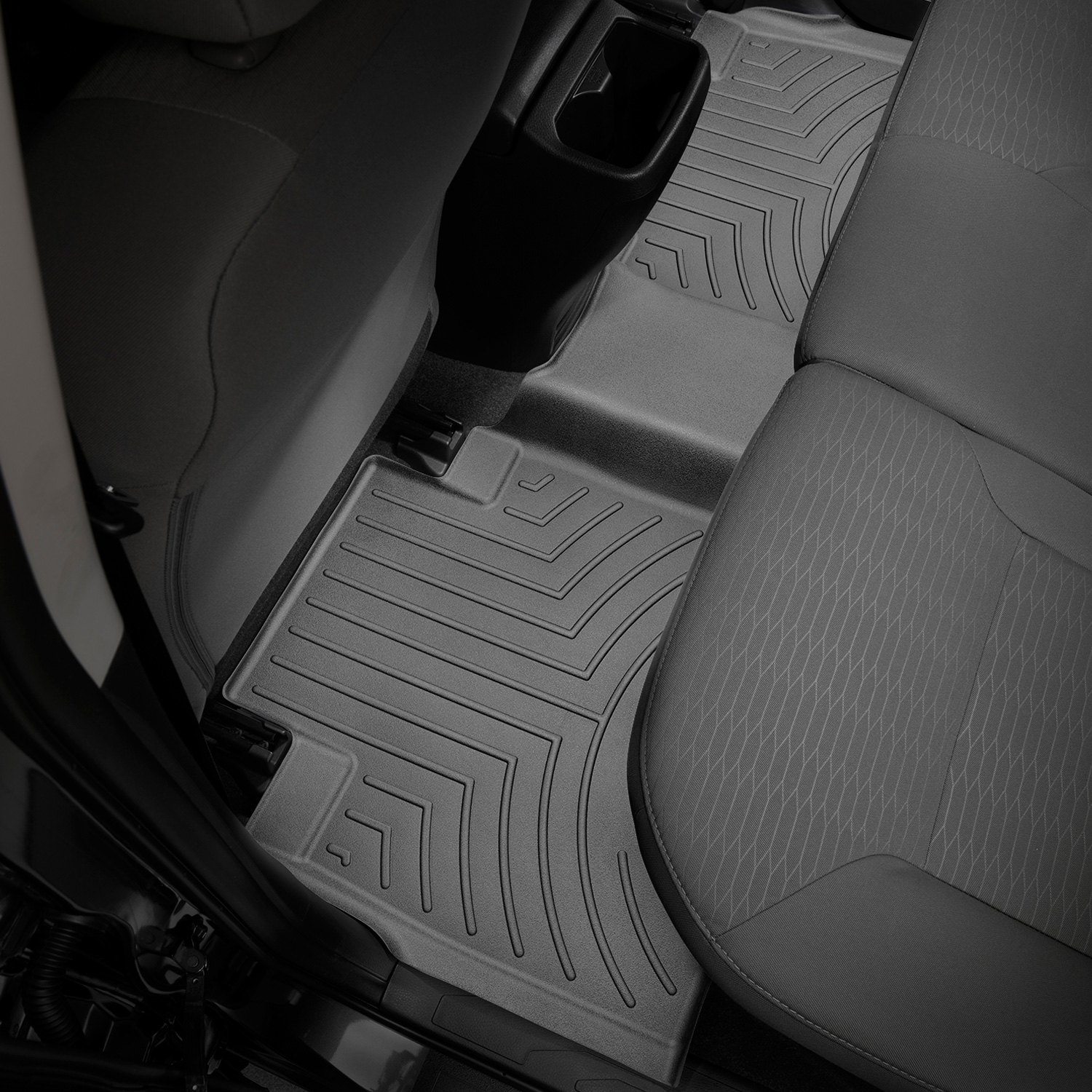 Weathertech 448722 FloorLiner Molded Floor Liners Black Second Row