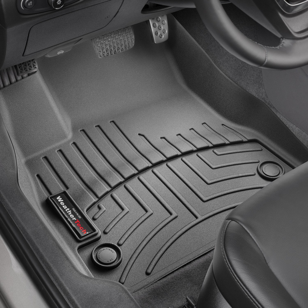 Weathertech 449031 FloorLiner Molded Floor Liners Black First Row Chevrolet Malibu 16-22