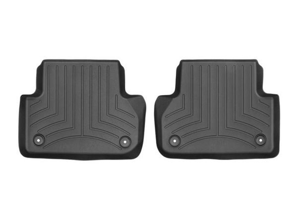 Weathertech 449072 FloorLiner Molded Floor Liners Black Second Row Audi S4 18-22