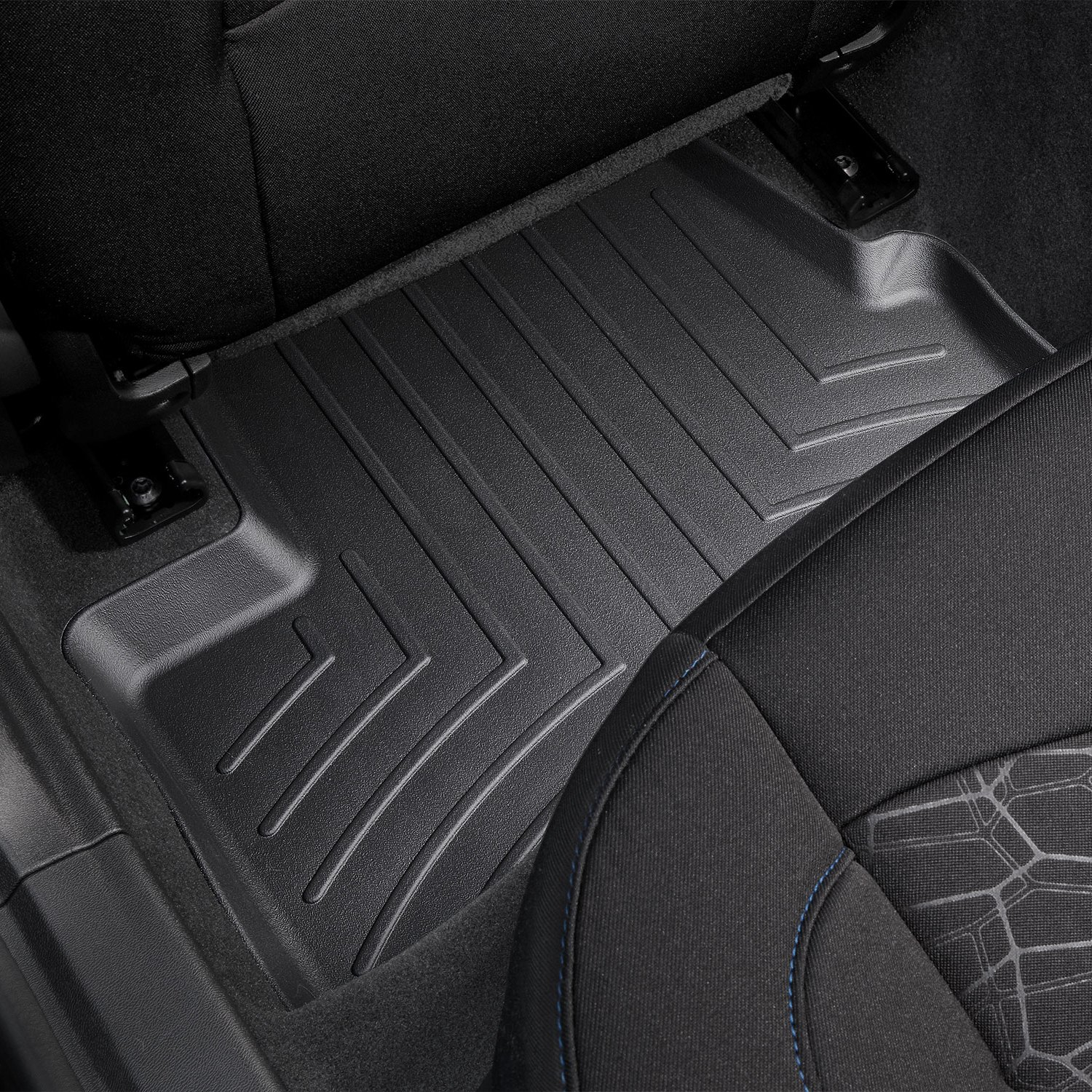 Weathertech 449382 FloorLiner Molded Floor Liners Black Second Row