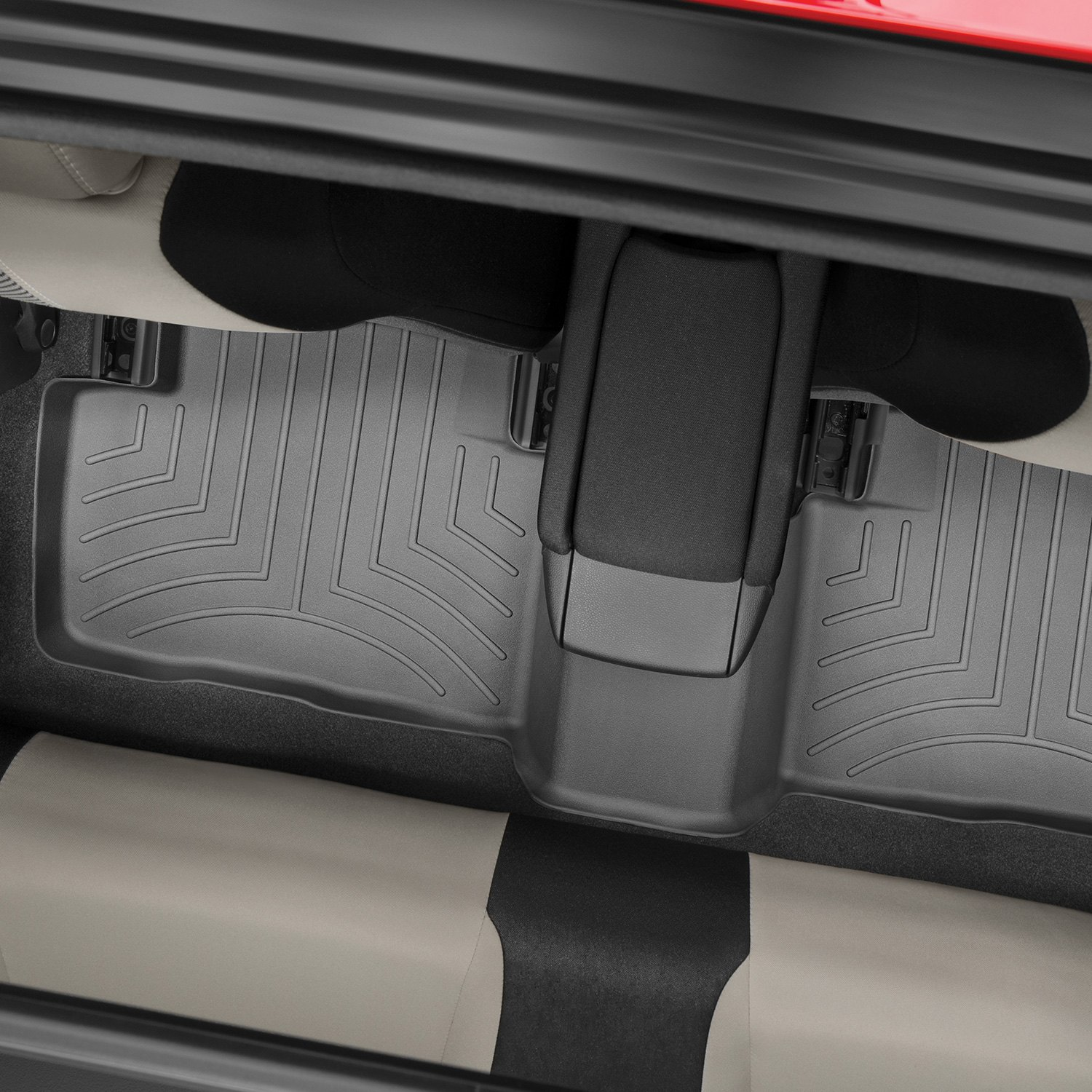 Weathertech 449432 FloorLiner Molded Floor Liners Black Second Row Honda Civic 16-20