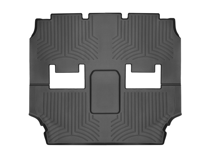 Weathertech 449452 FloorLiner Molded Floor Liners Black Second & Third Rows