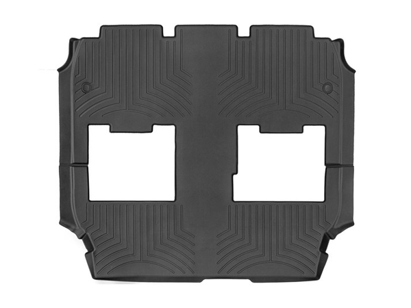 Weathertech 449453 FloorLiner Molded Floor Liners Black Second & Third Rows