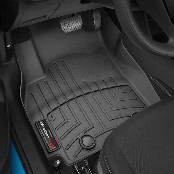 Weathertech 449511 FloorLiner Molded Floor Liners Black First Row Chevrolet Spark 16-22