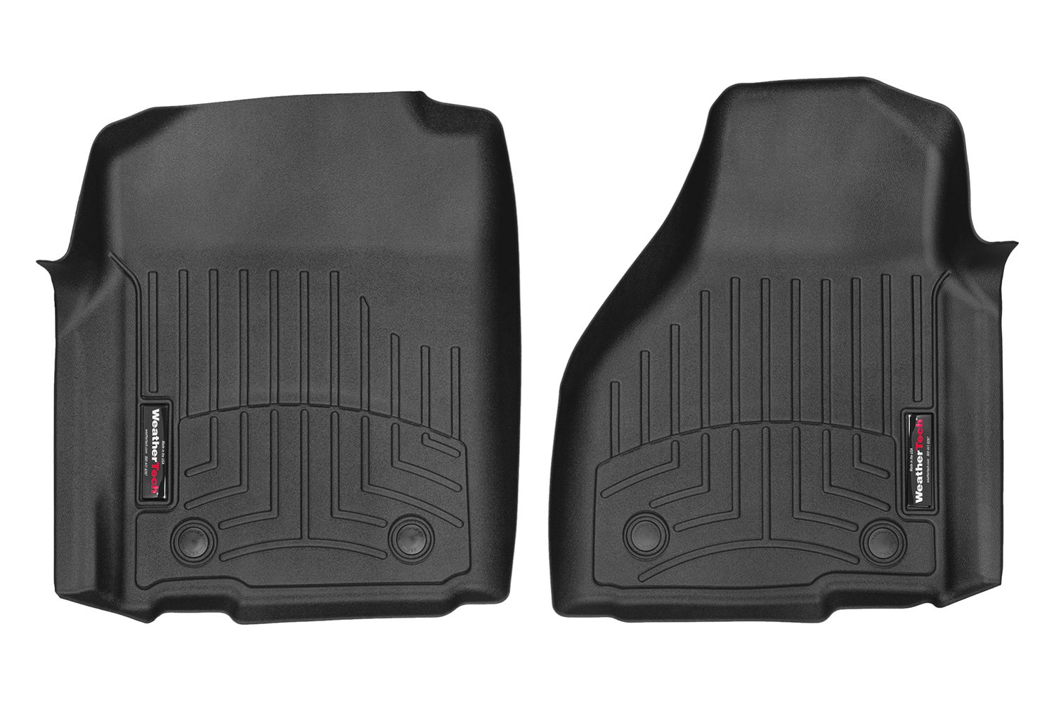 Weathertech 449821V FloorLiner Molded Floor Liners Black First Row