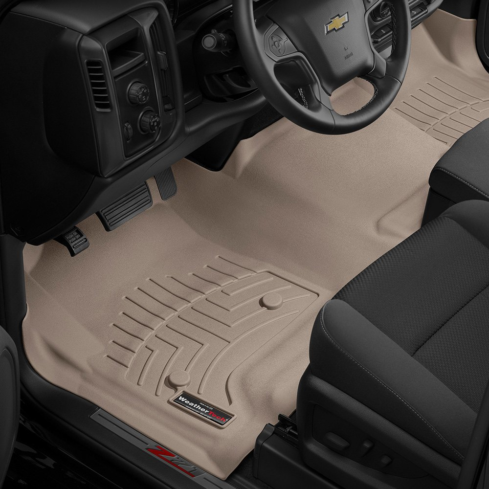 Weathertech 4510281 FloorLiner Molded Floor Liners Tan First Row Ford F-250 Super Duty 17-22