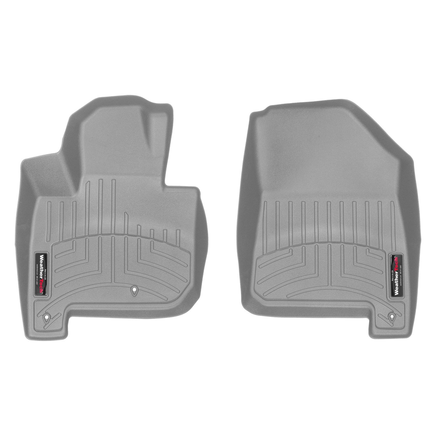 Weathertech 4611161 FloorLiner Molded Floor Liners Grey First Row