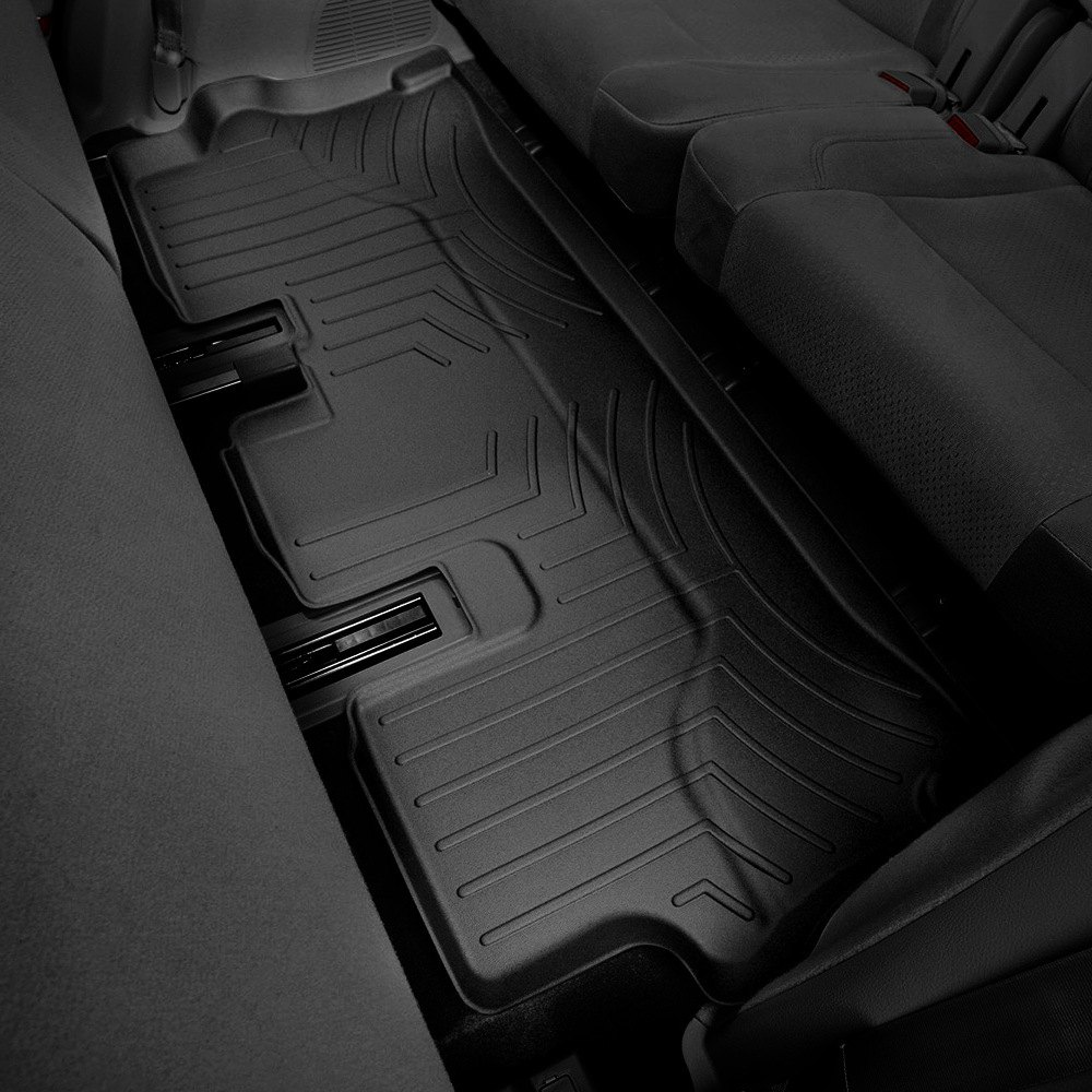 Weathertech 440273 FloorLiner Molded Floor Liners Black Third Row Dodge Grand Caravan 05-09 / Chrysler Town and Country 05-08