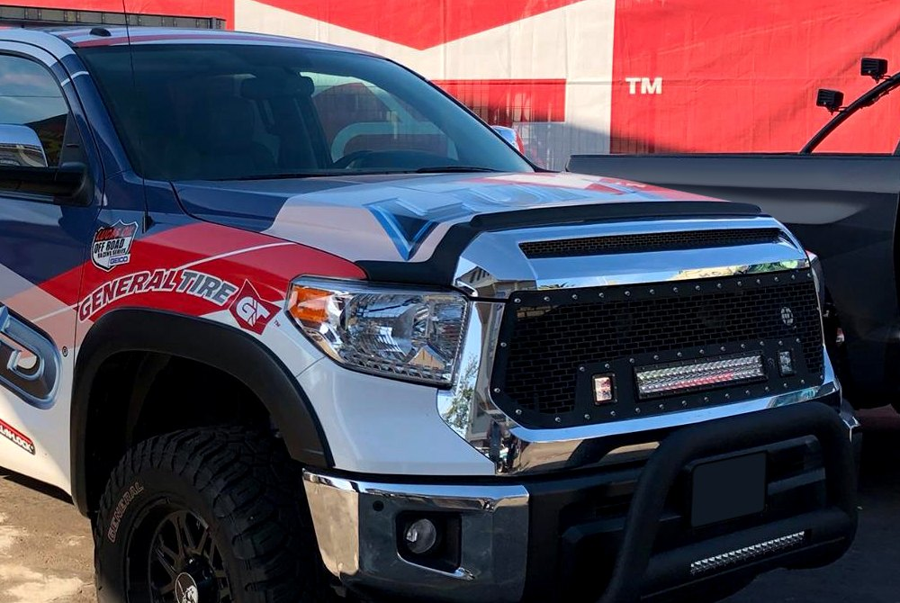 AVS 436147 Aeroskin II Textured Black Hood Shield Nissan Titan 17-22