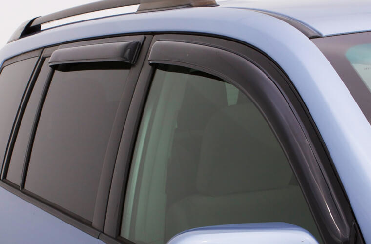 AVS 94823 Tape-On Ventvisor Smoke (4 pcs) - Smoke Rain Deflectors - Chevrolet Trailblazer 21-22