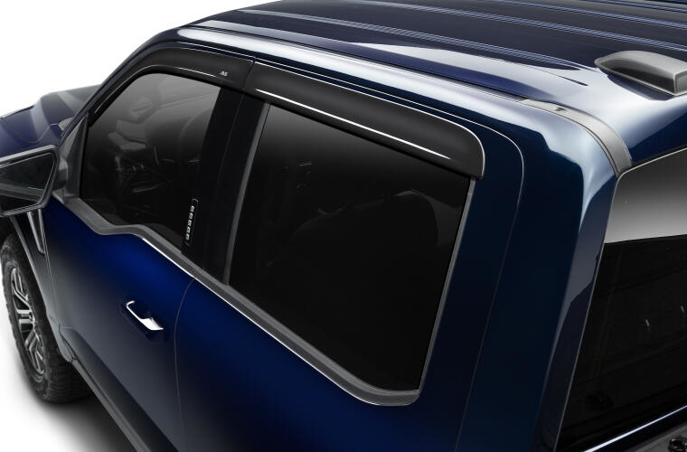 AVS 894098 In-Channel Low Profile Dark Smoke Ventvisor Rain Deflectors Ford Maverick 2022