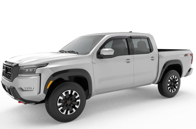 AVS 94788 Dark Smoke Ventvisor Outside Mount Rain Deflectors Nissan Frontier 2022