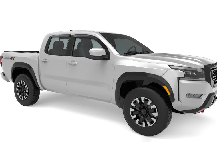 AVS 94788 Dark Smoke Ventvisor Outside Mount Rain Deflectors Nissan Frontier 2022