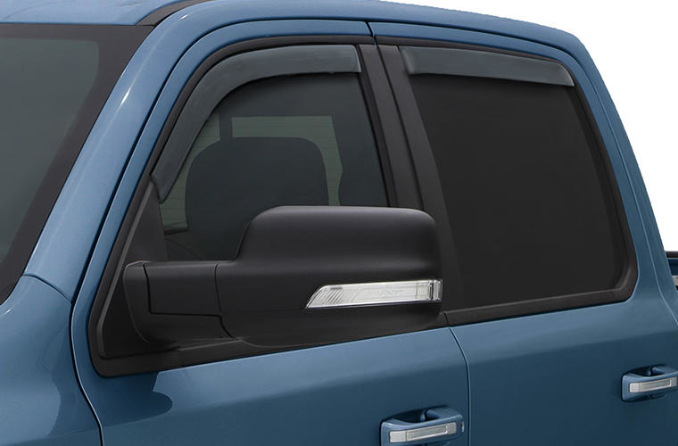 AVS 94818 In-Channel Low Profile Dark Smoke Ventvisor Rain Deflectors Ram 1500 19-21