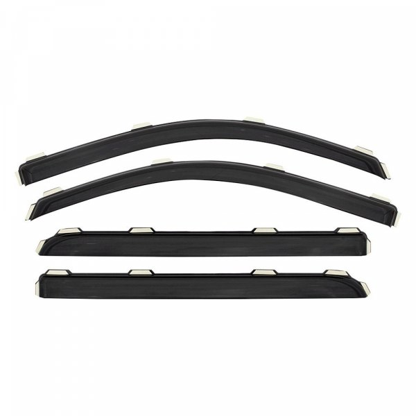 AVS 194641 In-Channel Low Profile Dark Smoke Ventvisor Rain Deflectors Chevrolet Silverado 2500 HD 20-22