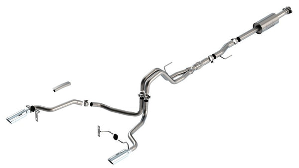 Borla F-150 2021 5.0L 4DR CC SB EC STB LARIAT/KR/PLATINUM/LTD 3/2.25 SRE Cat-Back ATAK CHR Tips