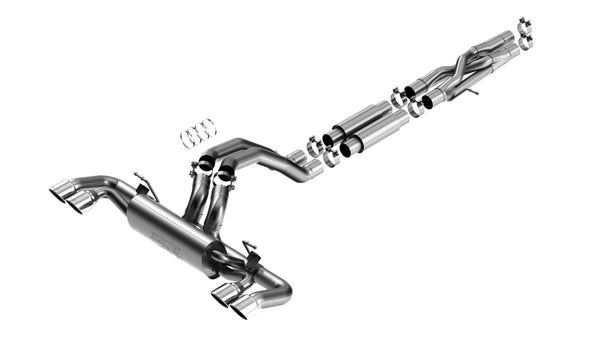 Borla 21-22 Jeep Wrangler Rubicon 392 6.4L V8 AT 4WD 4DR ATAK Cat-Back Exhaust (Stainless)