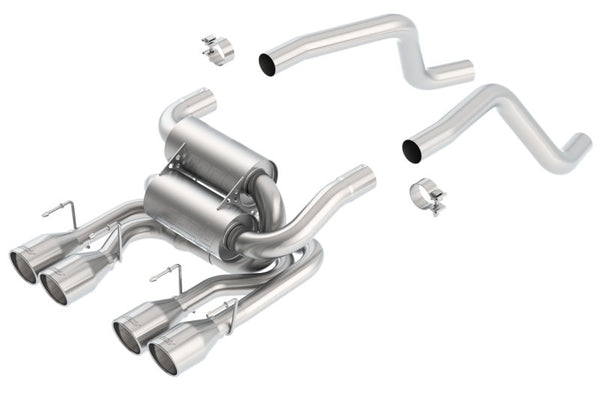 Borla 05-08 Corvette Convertible/Coupe 6.0L/6.2L 8cyl SS S-Type Exhaust (REAR SECTION ONLY)