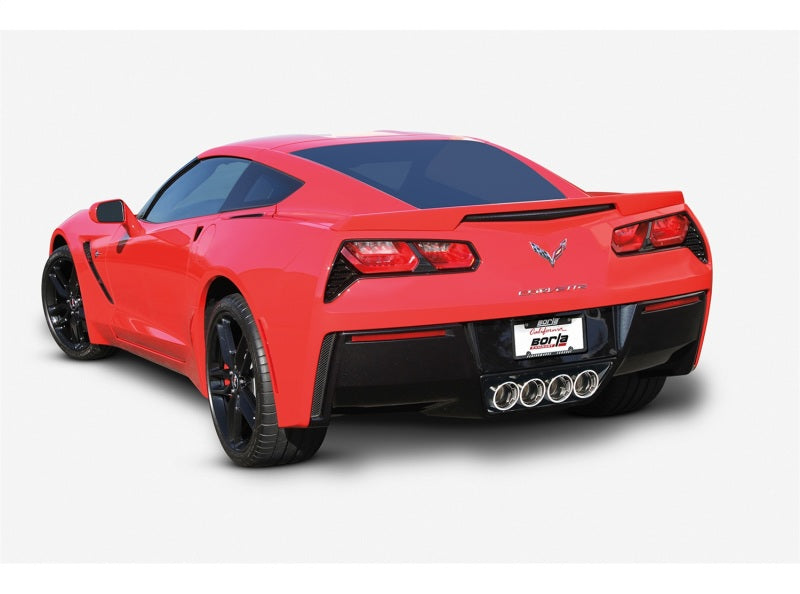 Borla 14-15 Chevy Corvette C7 6.2L RWD w/AFM &NPP ATAK-Type Dual Rd Rolled Center Rear Exit Exhaust