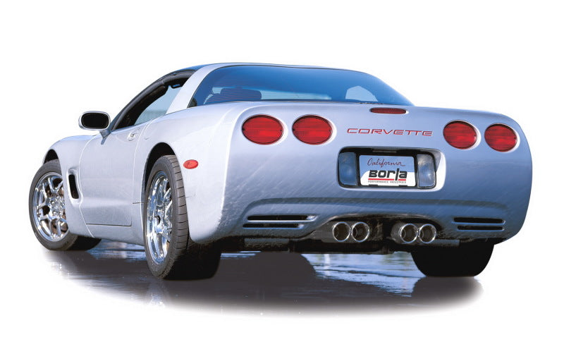 Borla 97-04 Corvette Coupe/Conv/Hatchback 5.7L 8cyl 4spd/6spd RWD Classic S-Typein Cat-Back Exhaust