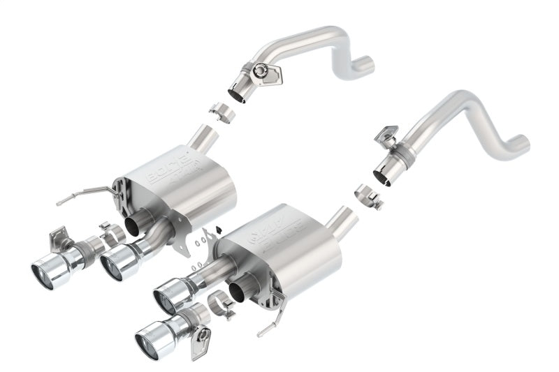 Borla 2014 Chevrolet Corvette C7 6.2L 8cyl ATAK Exhaust w/ NPP Dual Mode (rear section only)