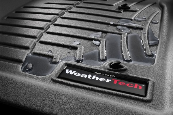 Weathertech 4415456 FloorLiner Molded Floor Liners Black Rear Ram 2500 19-22