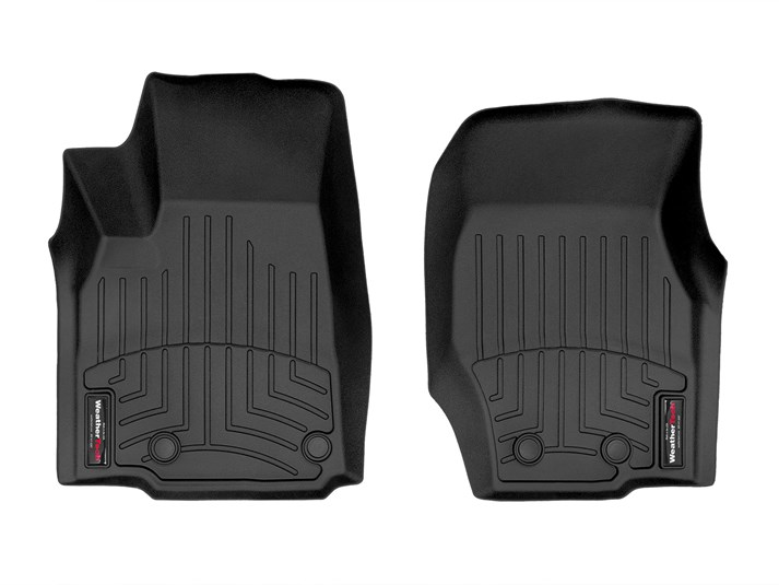Weathertech 4416961 FloorLiner Molded Floor Liners Black Front Jeep Grand Cherokee L (6 Pass. with center console, 7 Pass., No Summit Trim opt.) 21-23