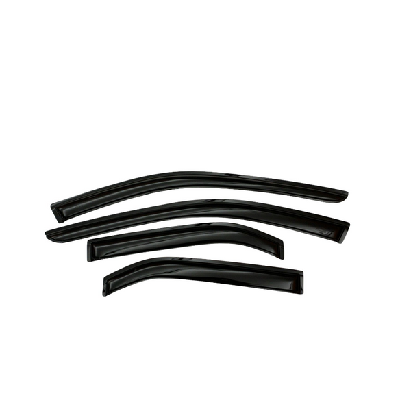 AVS 94823 Tape-On Ventvisor Smoke (4 pcs) - Smoke Rain Deflectors - Chevrolet Trailblazer 21-22