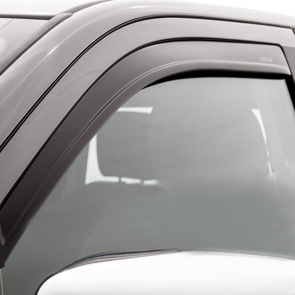 AVS 994004 In-Channel Low Profile Dark Smoke Ventvisor Rain Deflectors Ram 1500 11-18 / 1500 Classic 19-22 (Crew Cab)