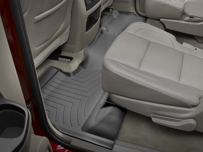 Weathertech 4416632 FloorLiner Molded Floor Liners Black Second Row Volkswagen Taos 2022