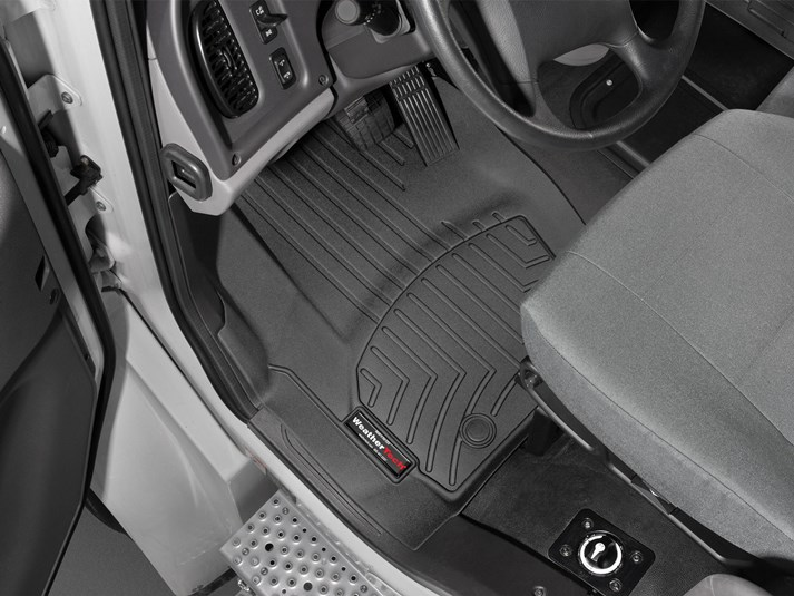 Weathertech 4416061V FloorLiner Molded Floor Liners Black First Row Freightliner M2 2004-2020