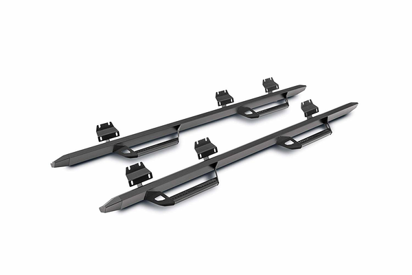 N-Fab PRG1571CC-TX Predator Pro Black Side Steps Chevrolet Colorado/GMC Canyon Crew Cab 15-22