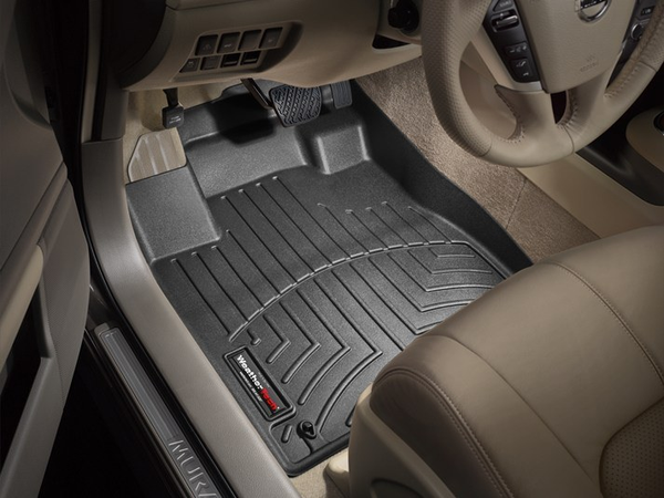 Weathertech 441541 FloorLiner Molded Floor Liners Black First Row Nissan Murano 09-14