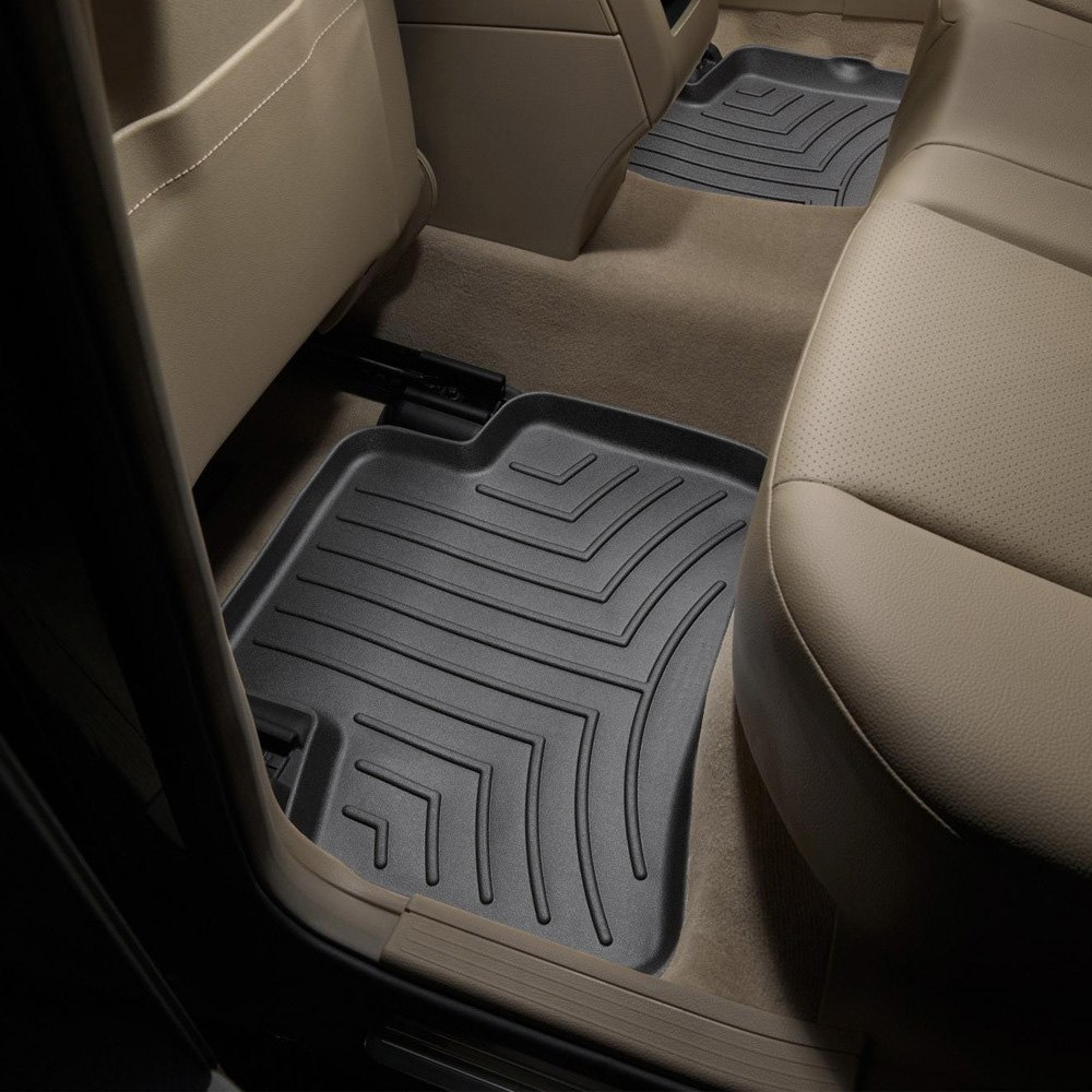 Weathertech 442102 FloorLiner Molded Floor Liners Black Second Row