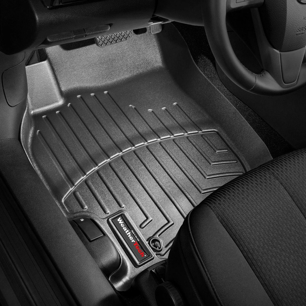 Weathertech 442141 FloorLiner Molded Floor Liners Black First Row Mazda 6 09-13