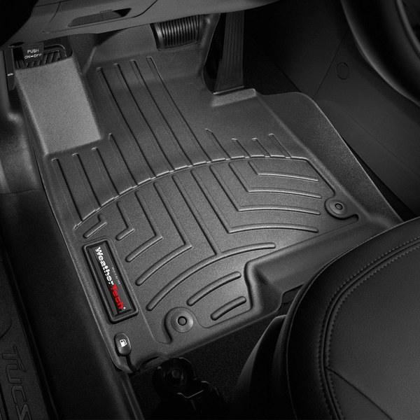 Weathertech 442921 FloorLiner Molded Floor Liners Black First Row