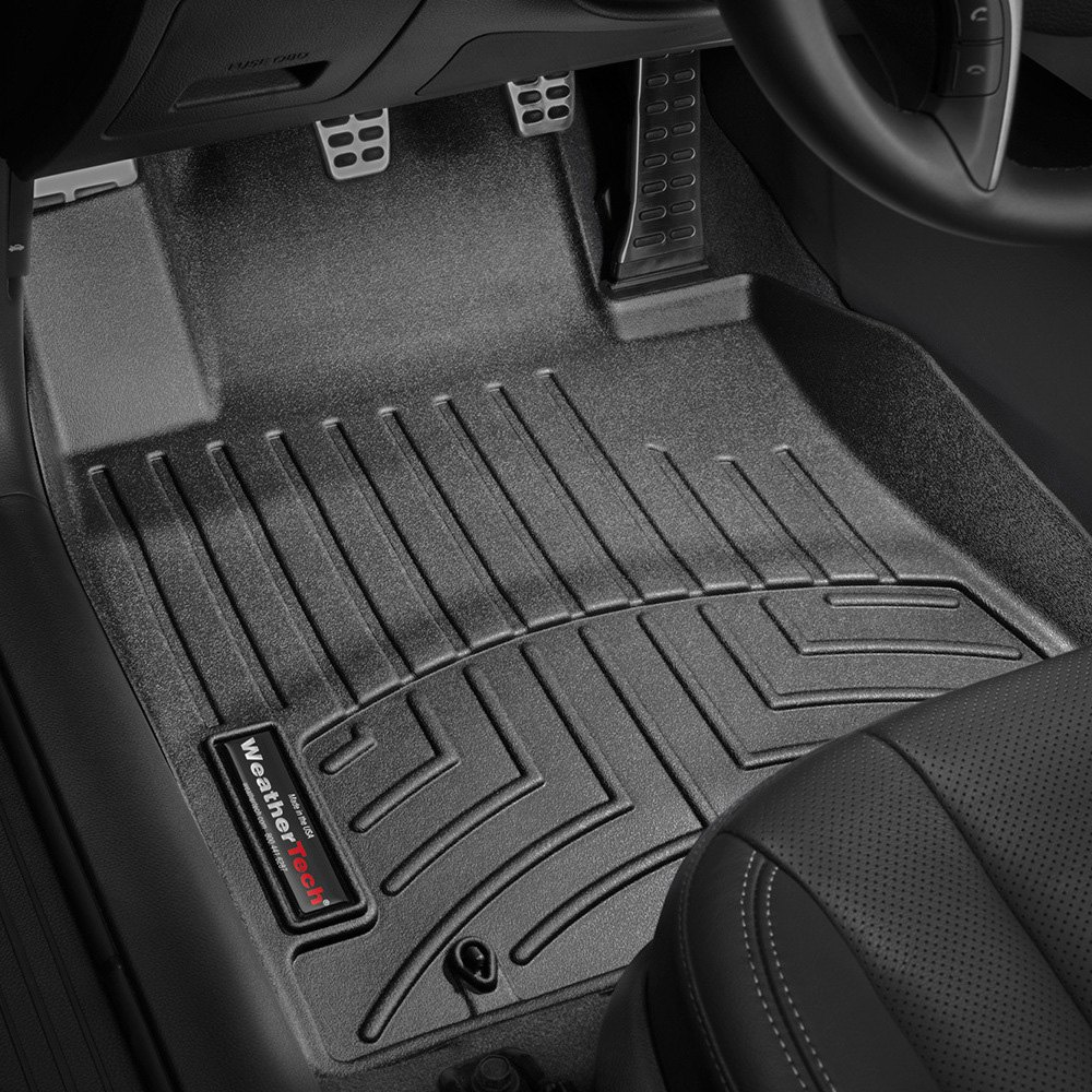 Weathertech 444291 FloorLiner Molded Floor Liners Black First Row