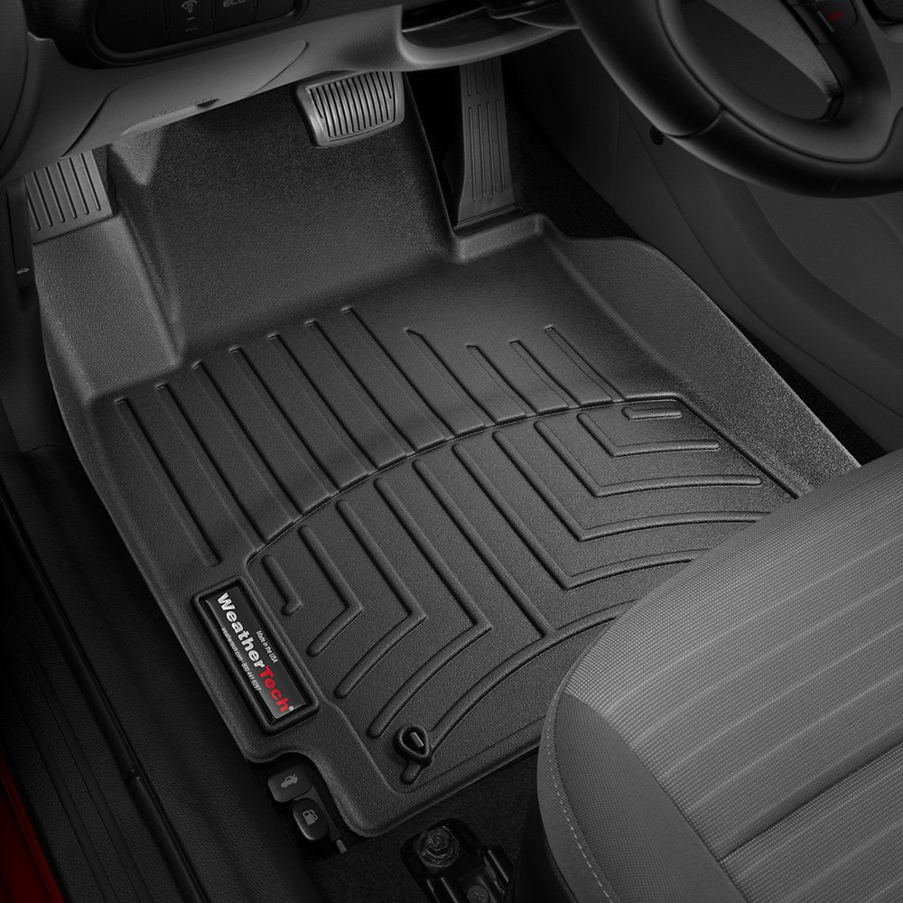 Weathertech 445521 FloorLiner Molded Floor Liners Black First Row